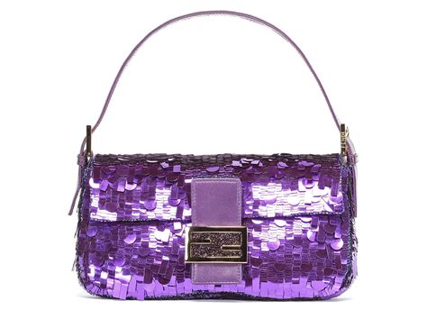 fendi baguette purple